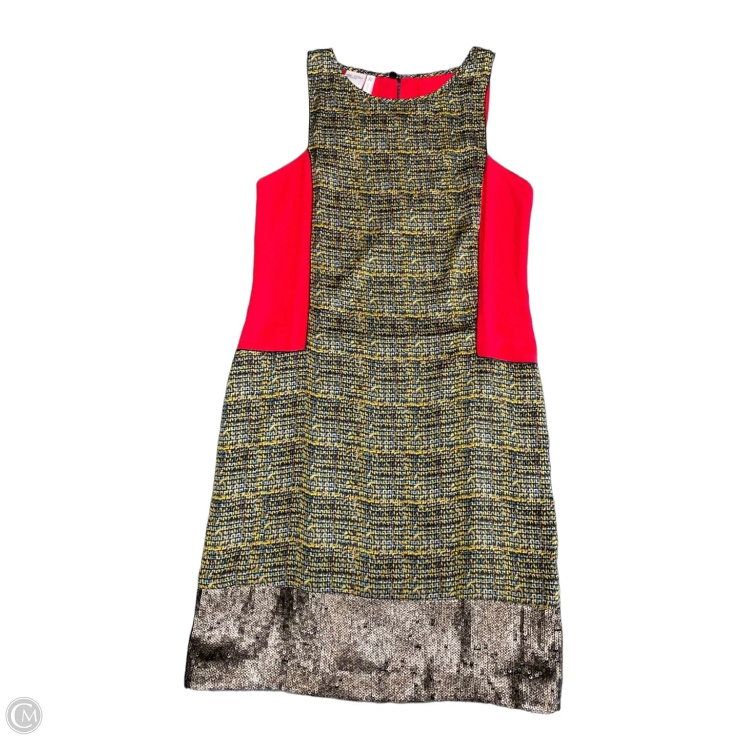 Dress Casual Short By Sachin & Babi In Red & Silver, Size: 8