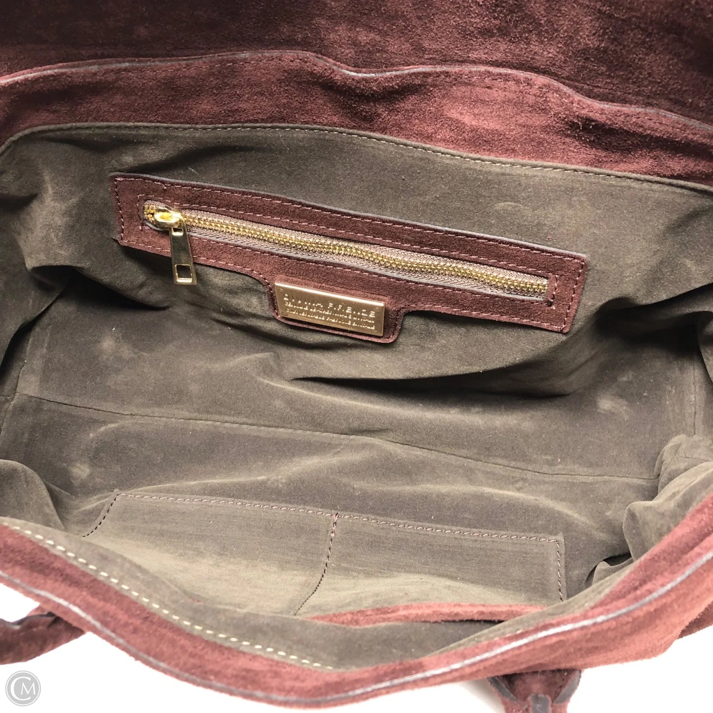 Handbag Leather By Cmb, Size: Medium