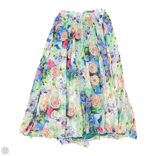 Skirt Midi By Cme In Floral Print, Size: M