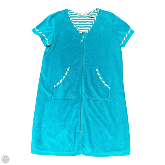 Swimwear Cover-up By Cme In Teal, Size: M