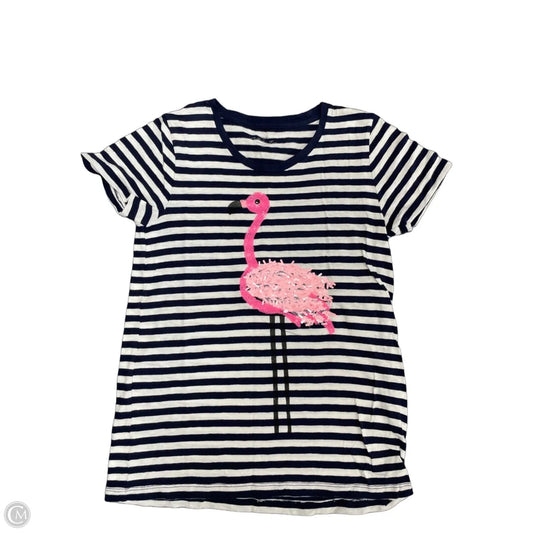 Top Short Sleeve Basic By J. Crew In Striped Pattern, Size: Xs