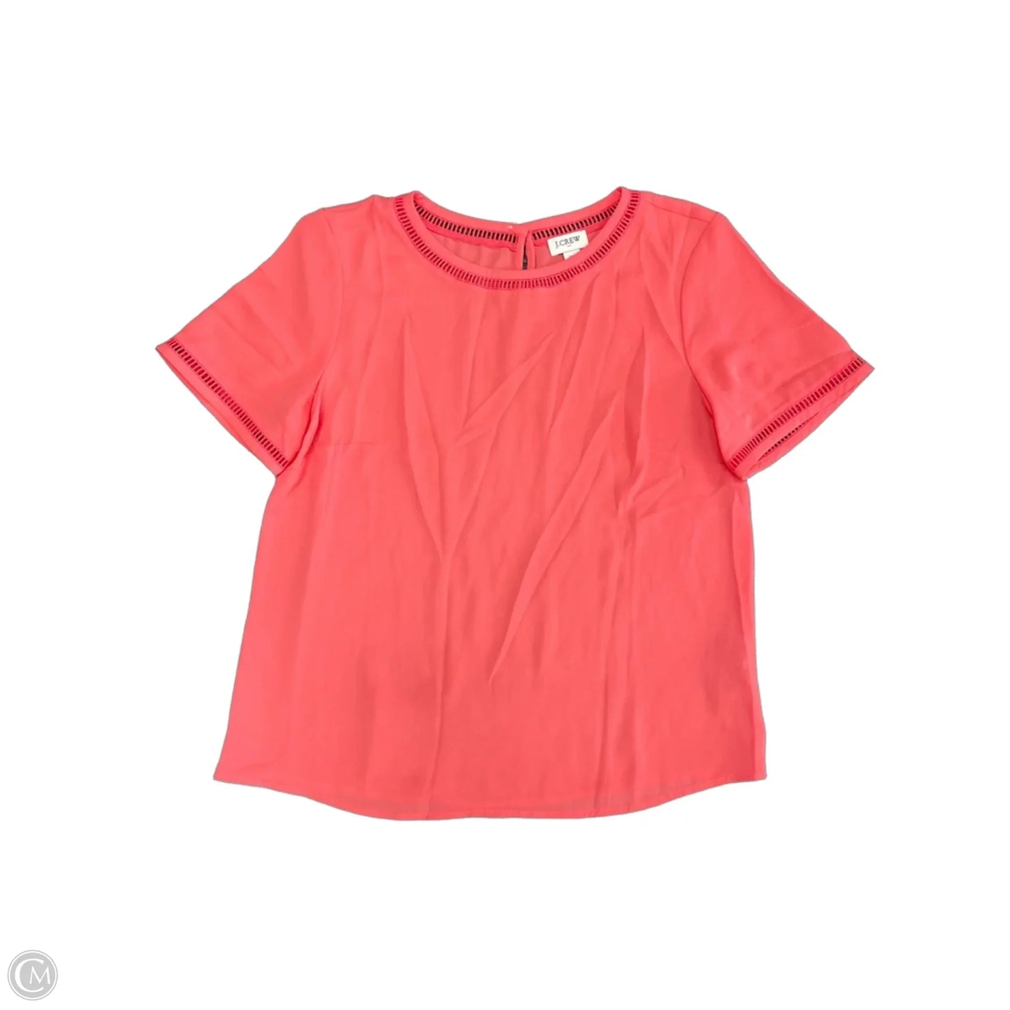 Top Short Sleeve By J. Crew In Coral, Size: Xs