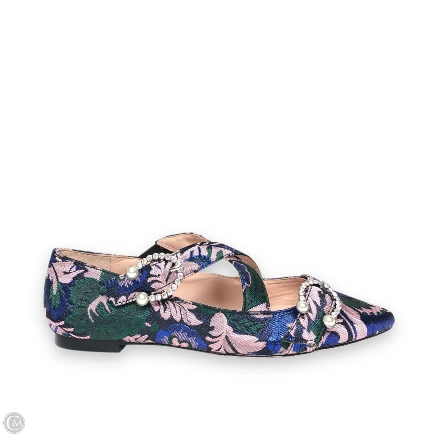 Shoes Flats By J. Crew In Blue & Green, Size: 6