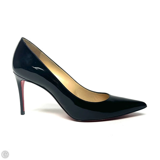 Shoes Luxury Designer By Christian Louboutin In Black, Size: 5