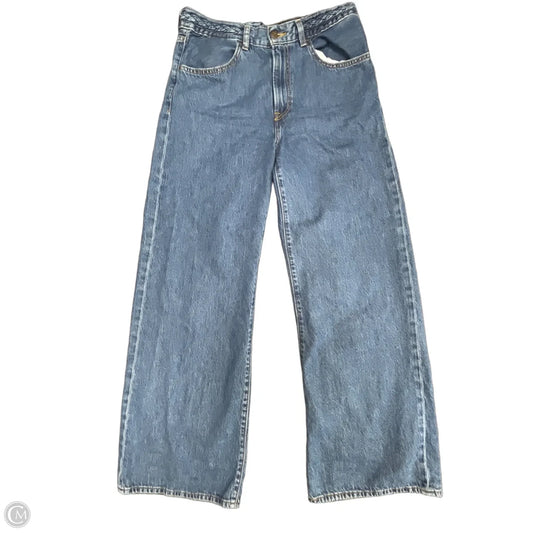 Jeans Wide Leg By Levis In Blue Denim, Size: 12