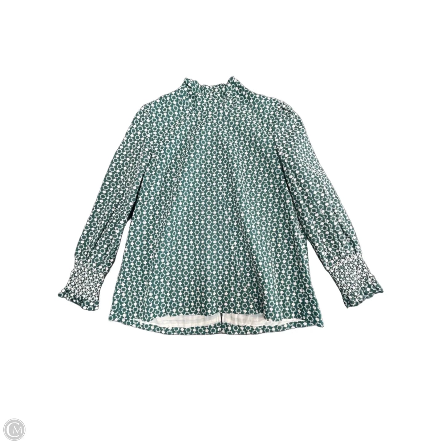 Top Long Sleeve By Cma In Green, Size: S