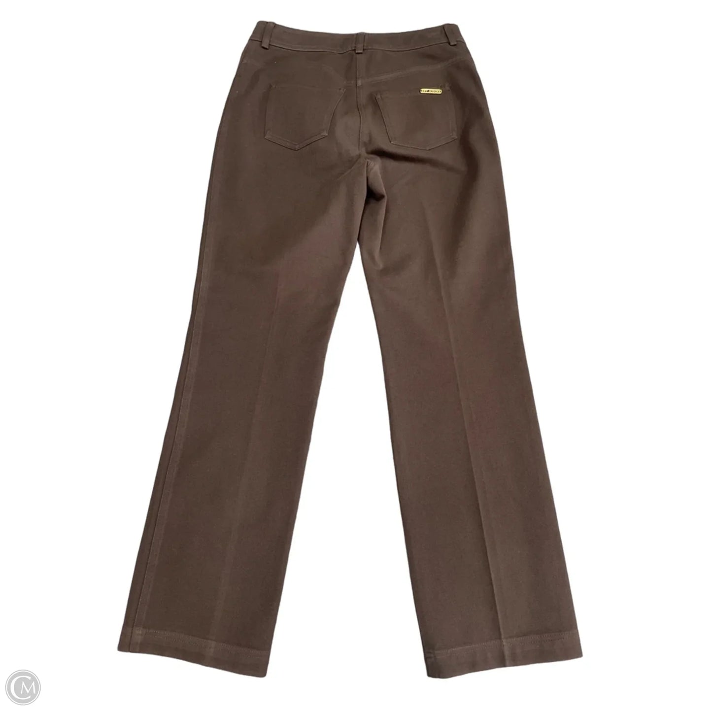 Jeans Straight By St John Knits In Brown, Size: 2