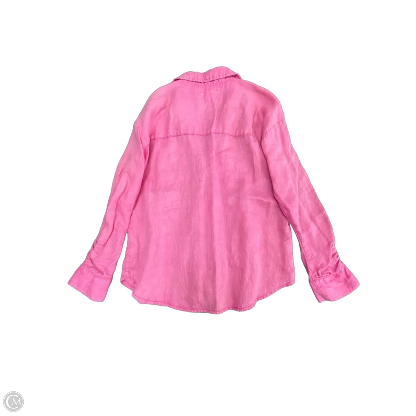 Top Long Sleeve By Maeve In Pink, Size: S