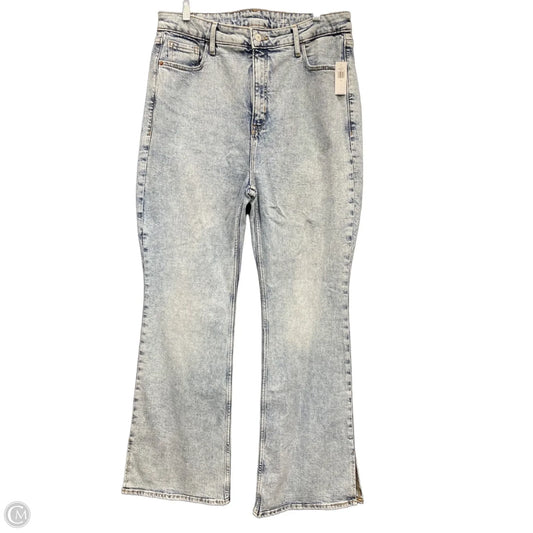 Jeans Flared By Old Navy In Blue Denim, Size: 14