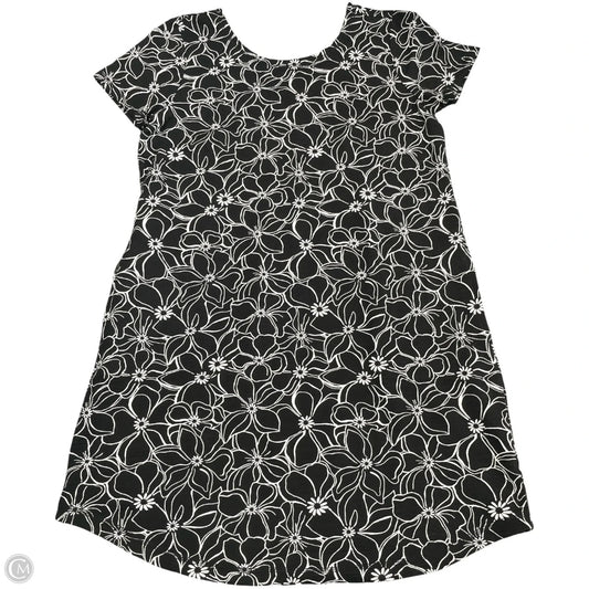 Dress Casual Short By Talbots In Black & White, Size: L