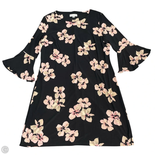 Dress Casual Short By Clothes Mentor In Black & Pink, Size: 16