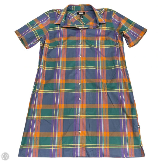 Dress Casual Short By Duluth Trading In Plaid Pattern, Size: L