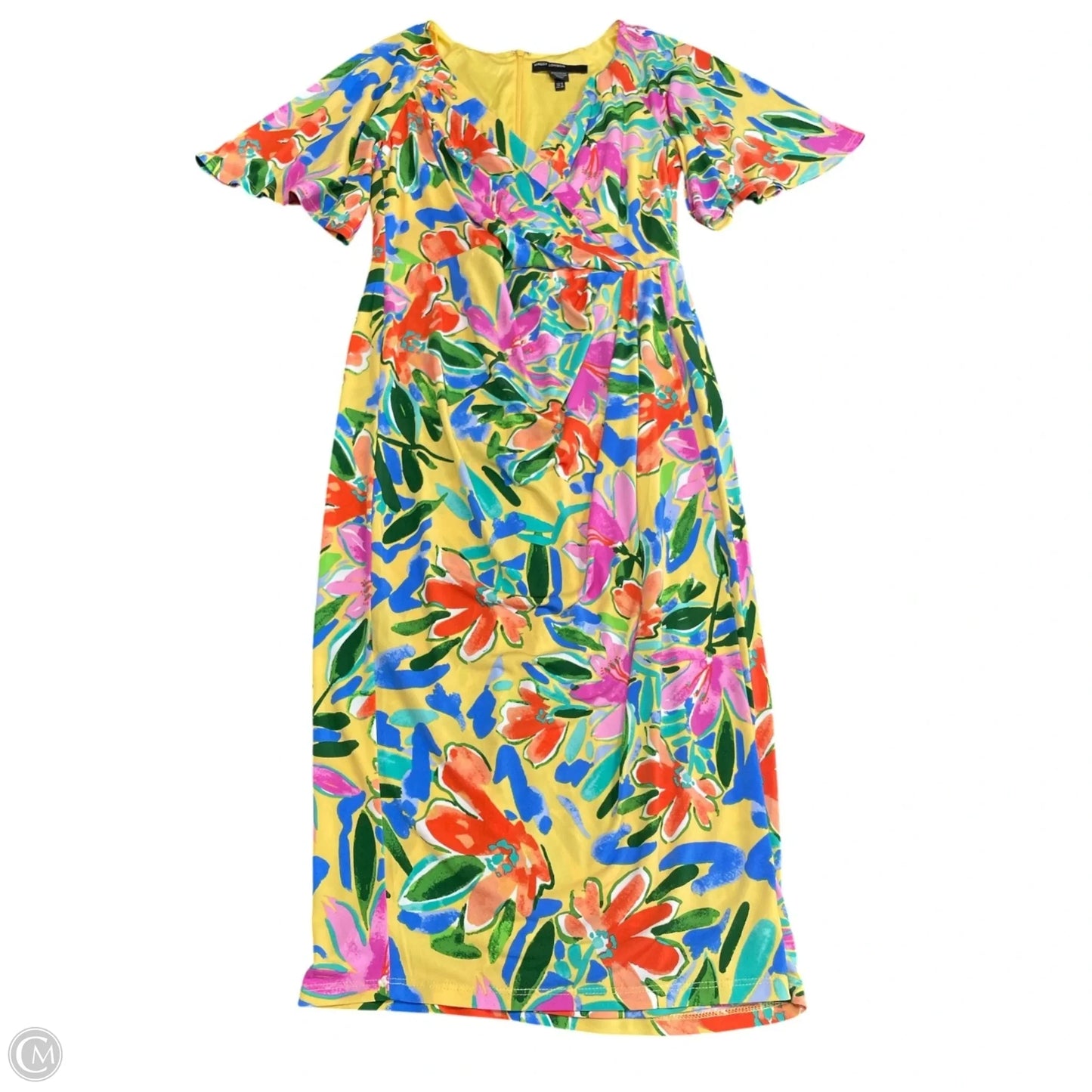 Dress Casual Short By Maggy London In Floral Print, Size: 0