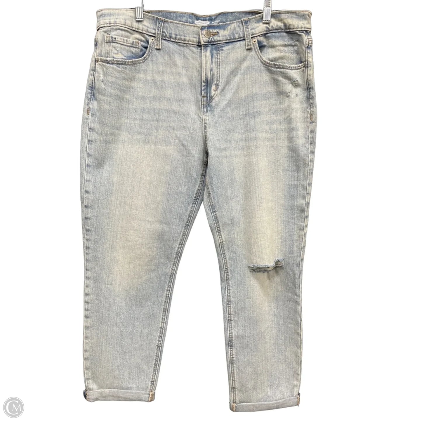 Jeans Straight By Old Navy In Blue Denim, Size: 12