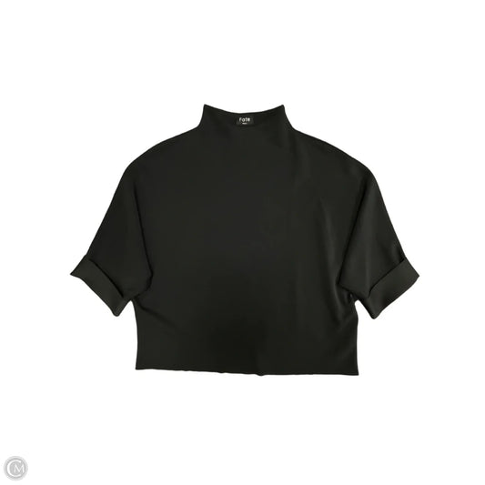 Top Short Sleeve By Fate In Black, Size: S