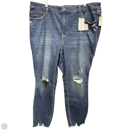 Jeans Skinny By Old Navy In Blue Denim, Size: 24