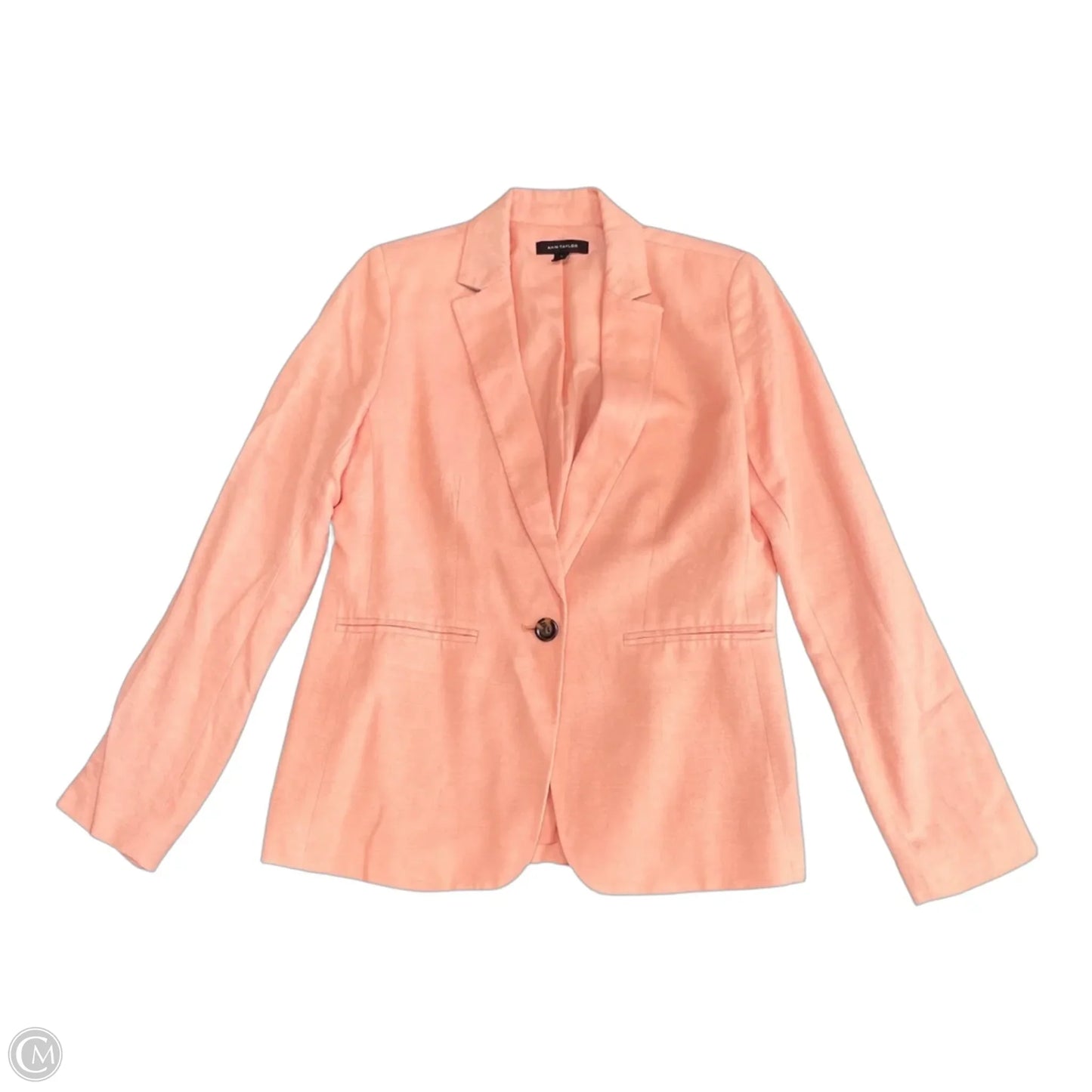 Blazer By Ann Taylor In Peach, Size: 4
