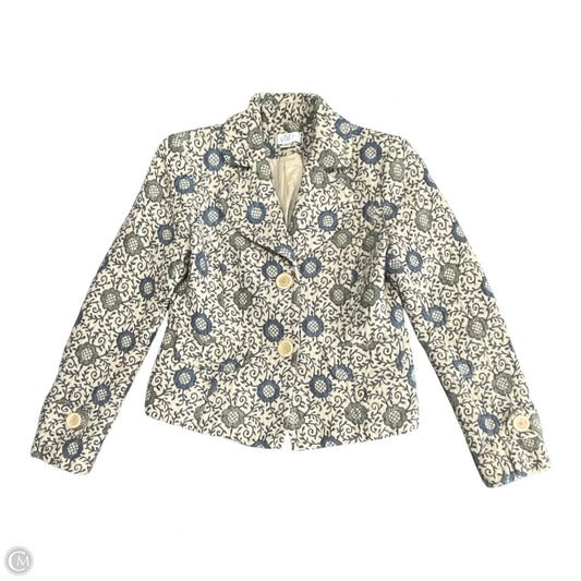 Blazer By Loft In Floral Print, Size: 6