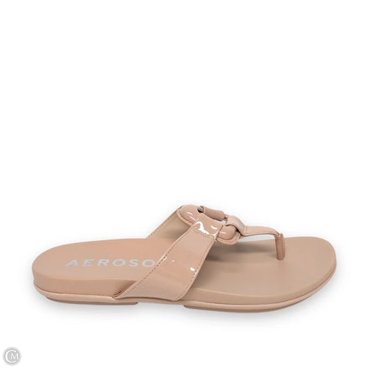 Sandals Flats By Aerosoles In Tan, Size: 7