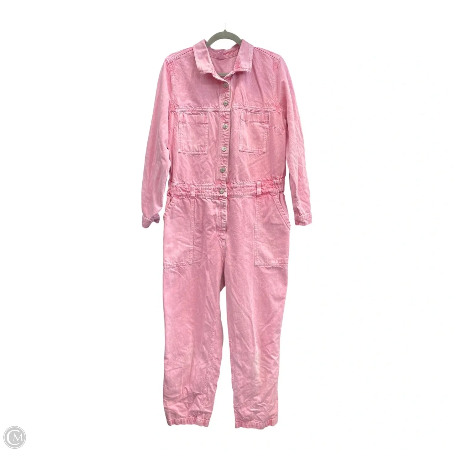 Jumpsuit By Old Navy In Pink Denim, Size: L