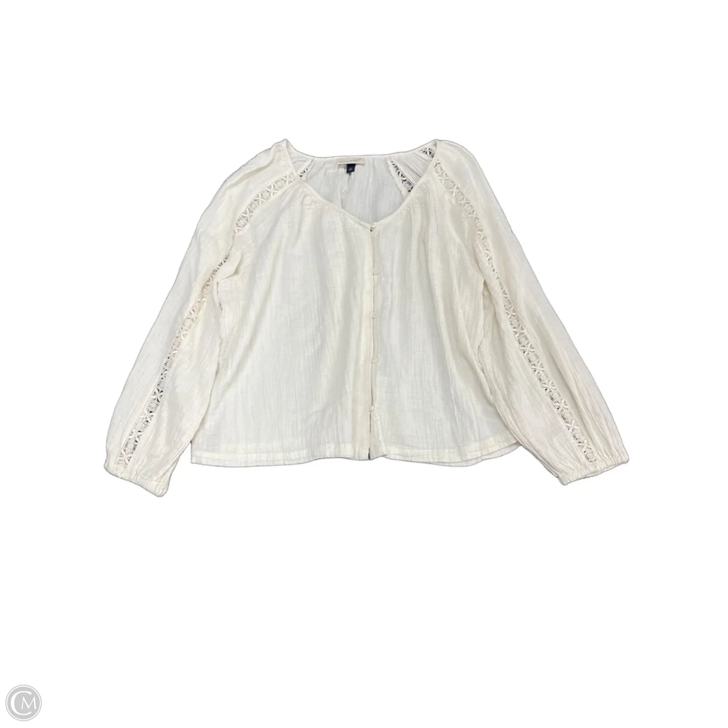 Top Long Sleeve By Universal Thread In Beige, Size: Xxl
