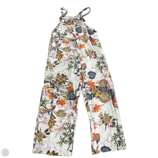 Jumpsuit By Cme In Tropical Print, Size: M