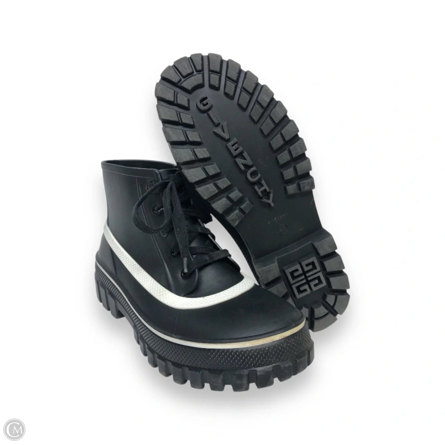 Boots Luxury Designer By Givenchy In Black, Size: 10.5