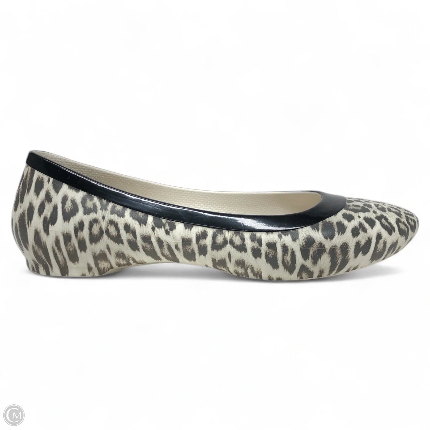 Shoes Flats By Crocs In Animal Print, Size: 11
