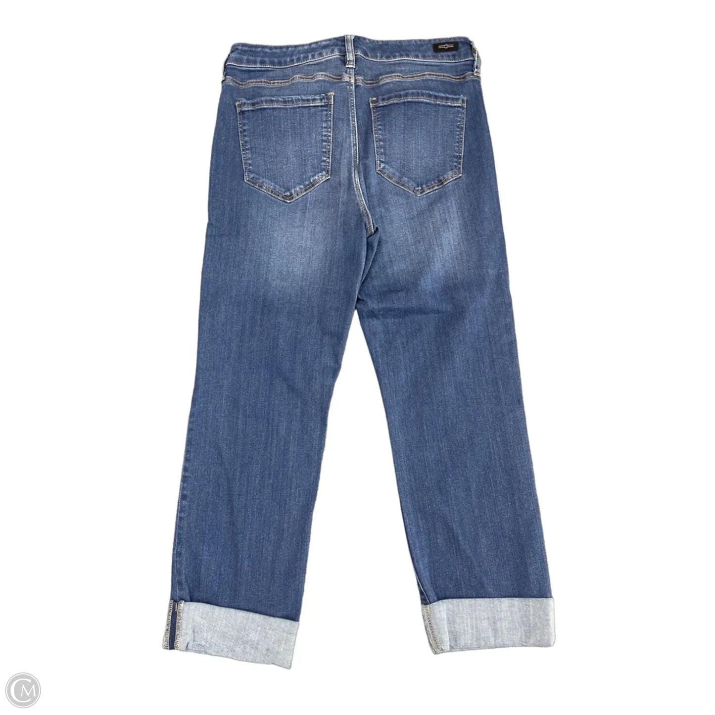 Jeans Cropped By Liverpool In Blue Denim, Size: 8