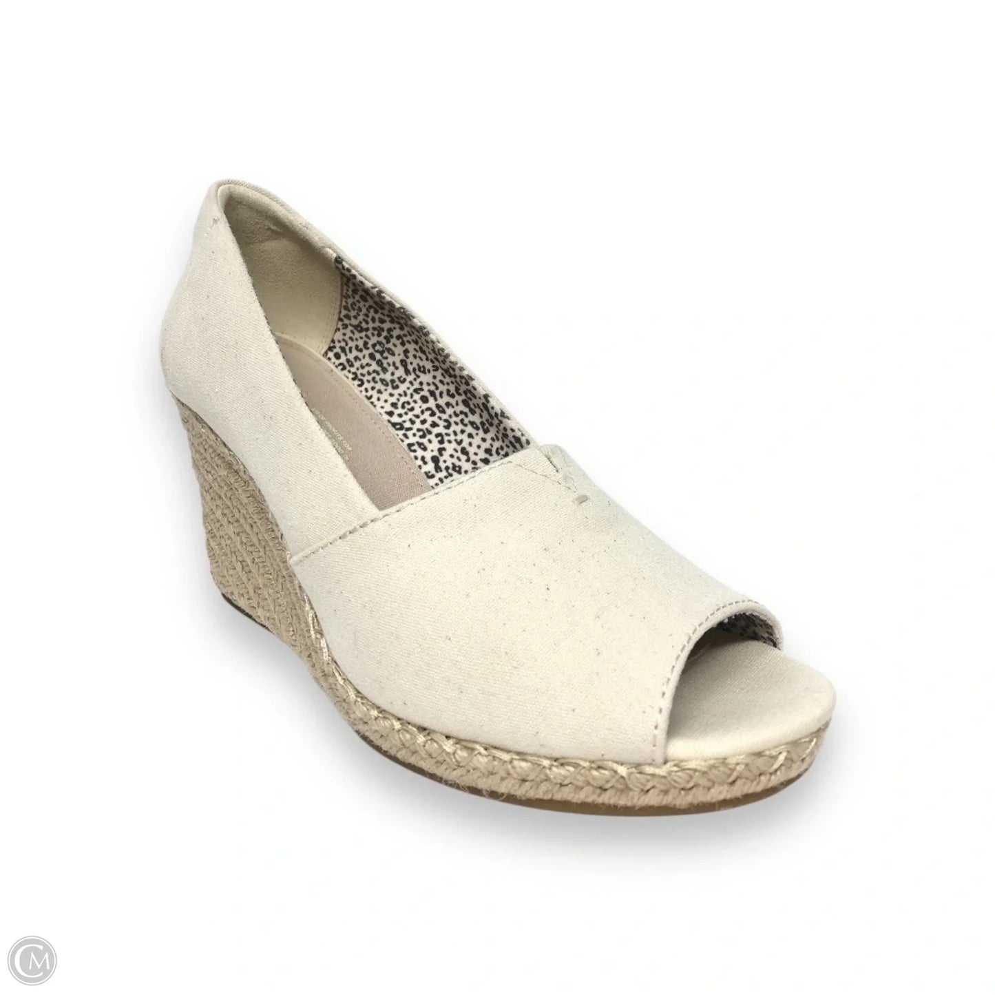 Shoes Heels Wedge By Toms In Beige, Size: 8