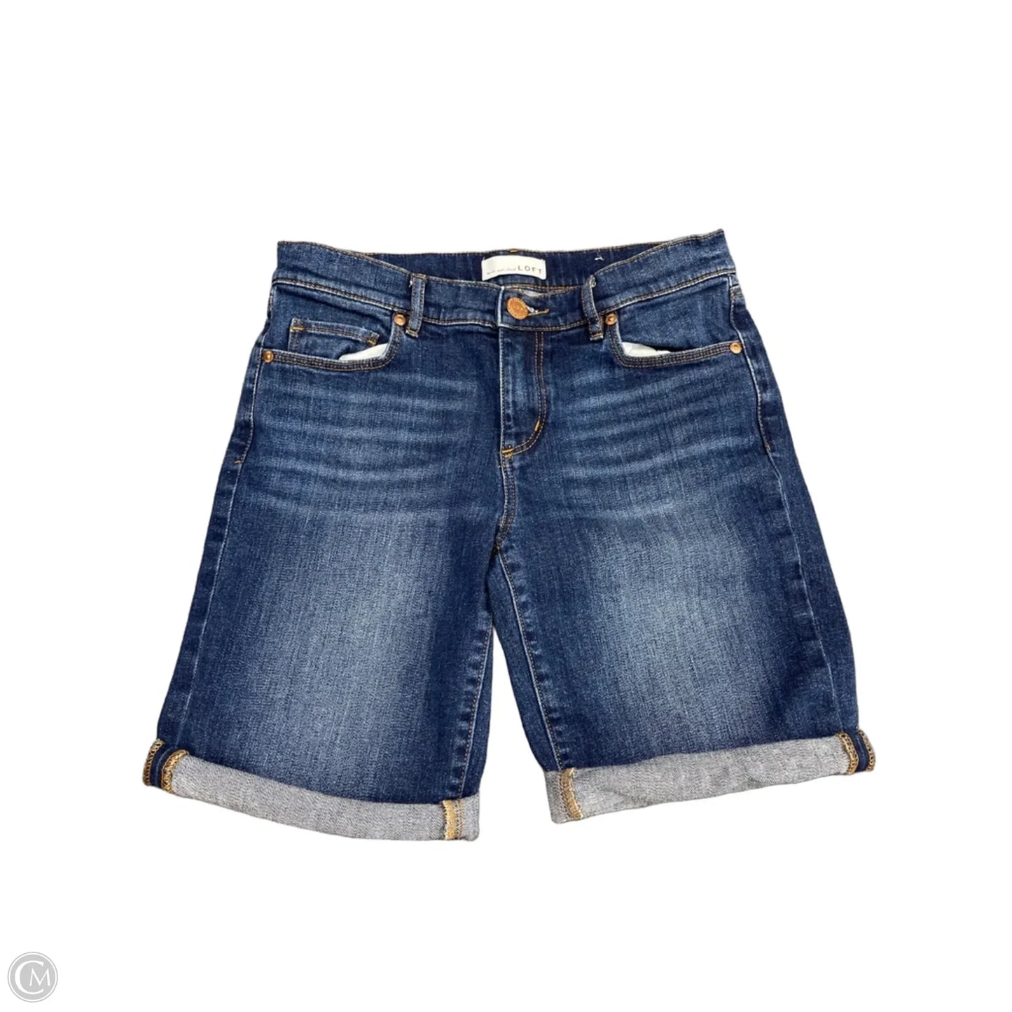 Shorts By Loft In Blue Denim, Size: 2