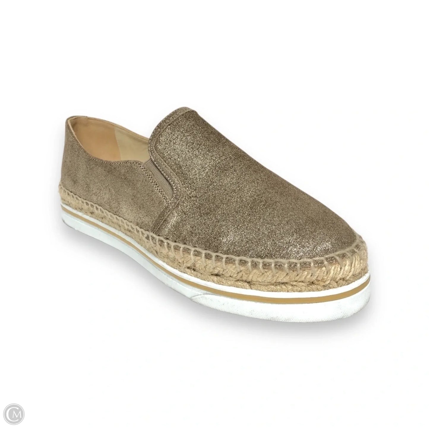 Shoes Luxury Designer By Jimmy Choo In Bronze, Size: 6