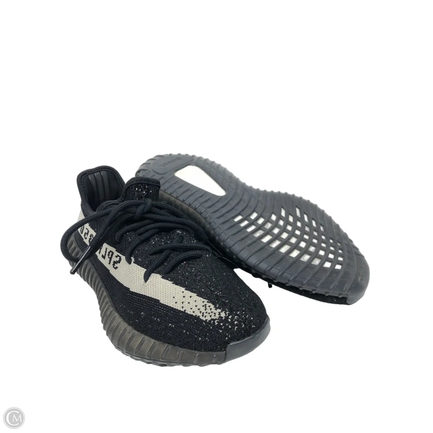 Shoes Luxury Designer By Yeezy In Black, Size: 6.5