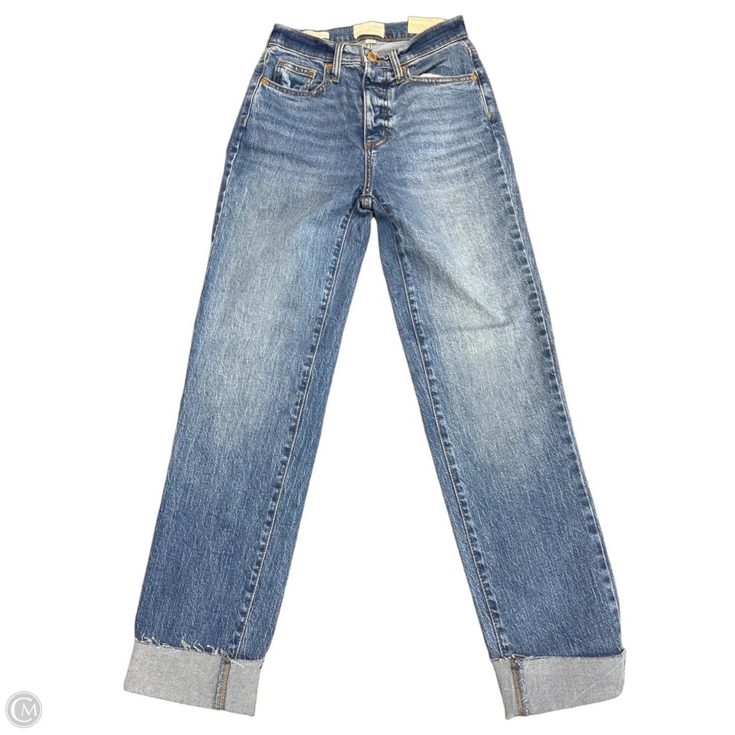 Jeans Straight By Universal Thread In Blue Denim, Size: 0