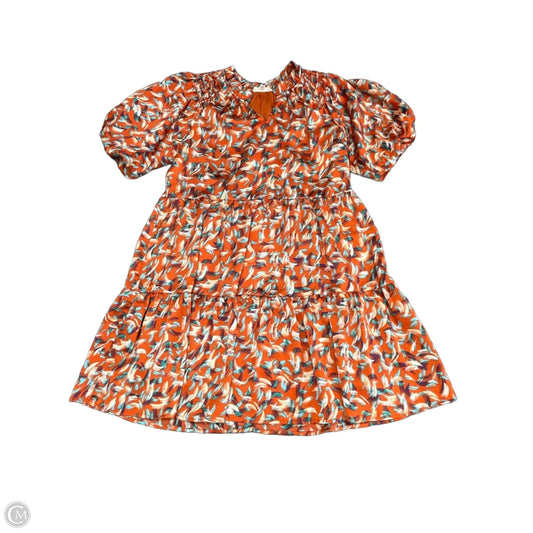 Dress Casual Short By Entro In Blue & Orange, Size: M