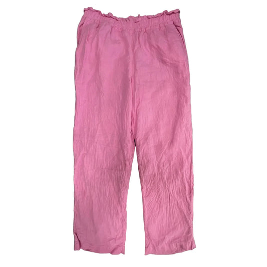 Pants Linen By Charter Club In Pink, Size: M