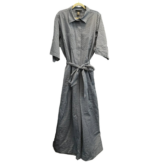 Jumpsuit By Ashley Stewart In Blue, Size: Xl