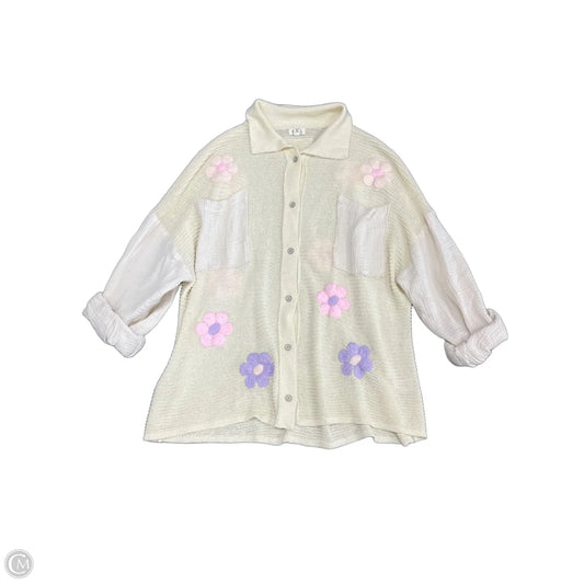 Cardigan By Pol In Beige, Size: L