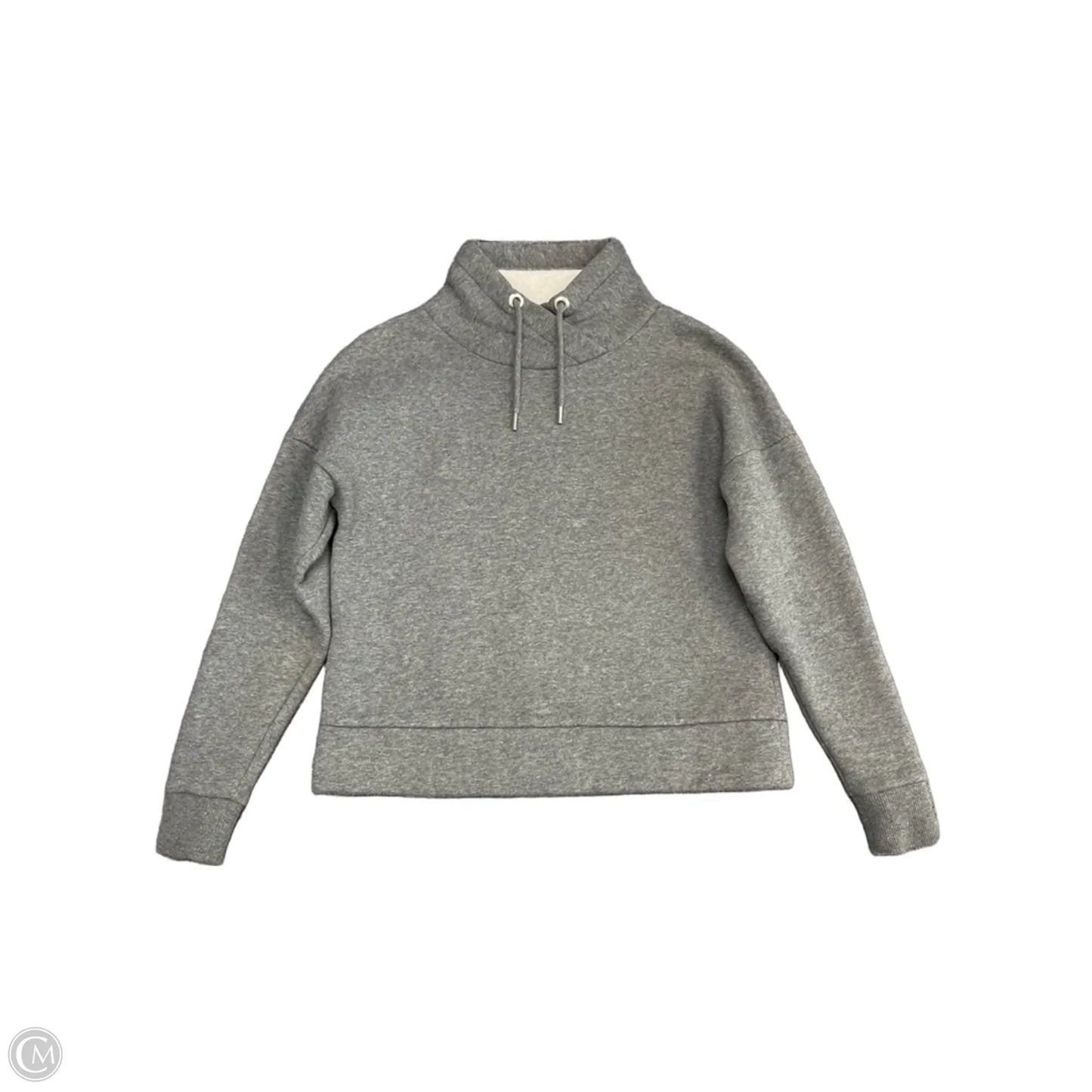 Sweatshirt Collar By Banana Republic In Grey, Size: S