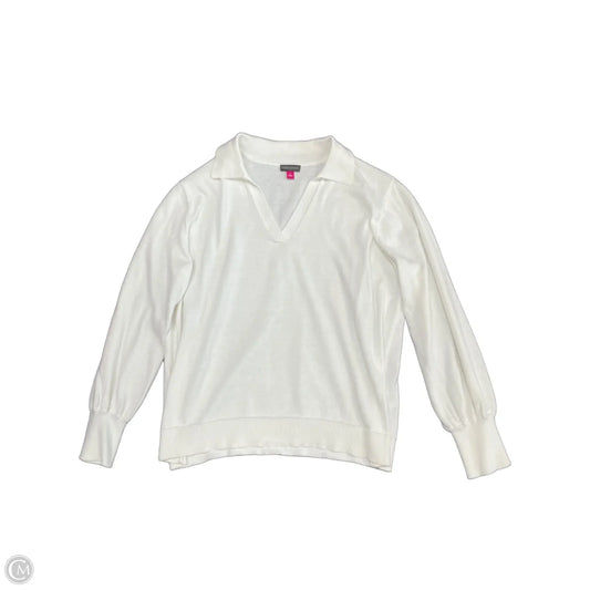 Sweater By Vince Camuto In White, Size: L