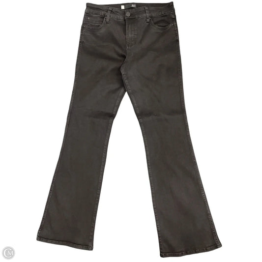 Jeans Boot Cut By Kut In Black Denim, Size: 14