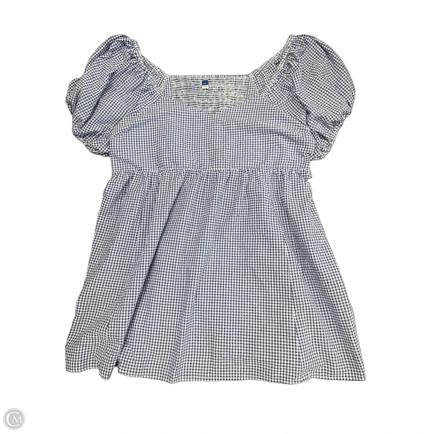 Dress Casual Short By Old Navy In Blue & White, Size: 4x