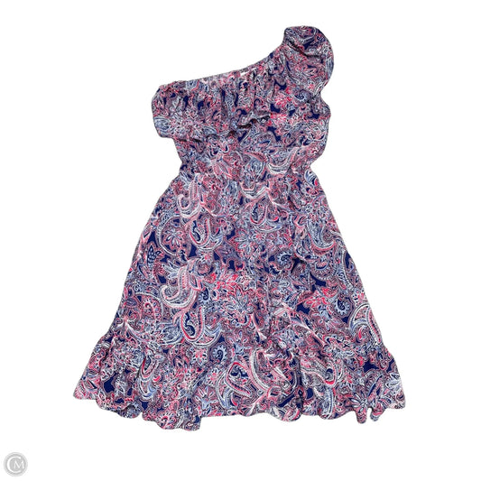 Dress Casual Short By Parker In Blue & Red & White, Size: M