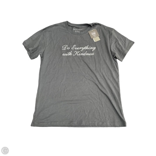 Top Short Sleeve Basic By Grayson Threads In Grey, Size: L
