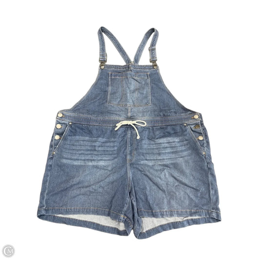 Shortalls By Lane Bryant In Blue Denim, Size: 26