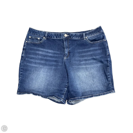 Shorts By Cato In Blue Denim, Size: 24