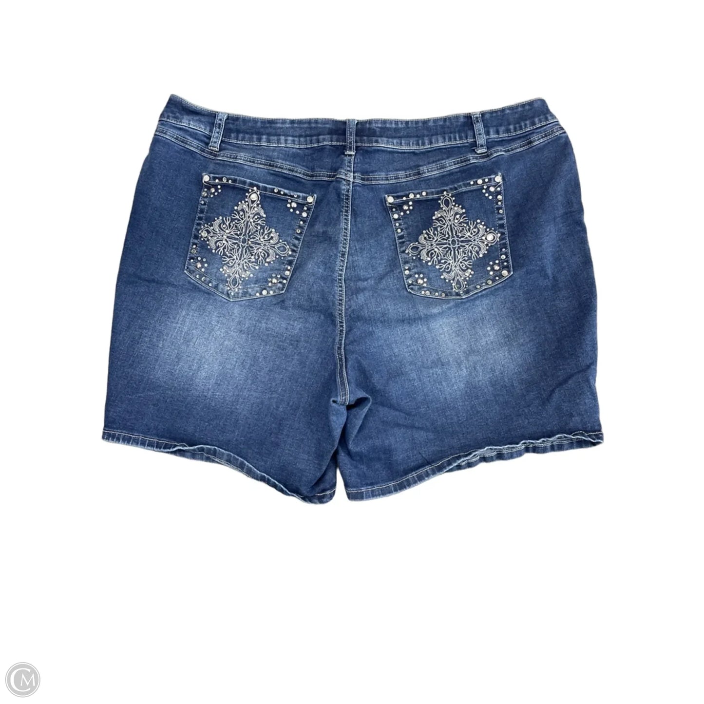 Shorts By Cato In Blue Denim, Size: 24