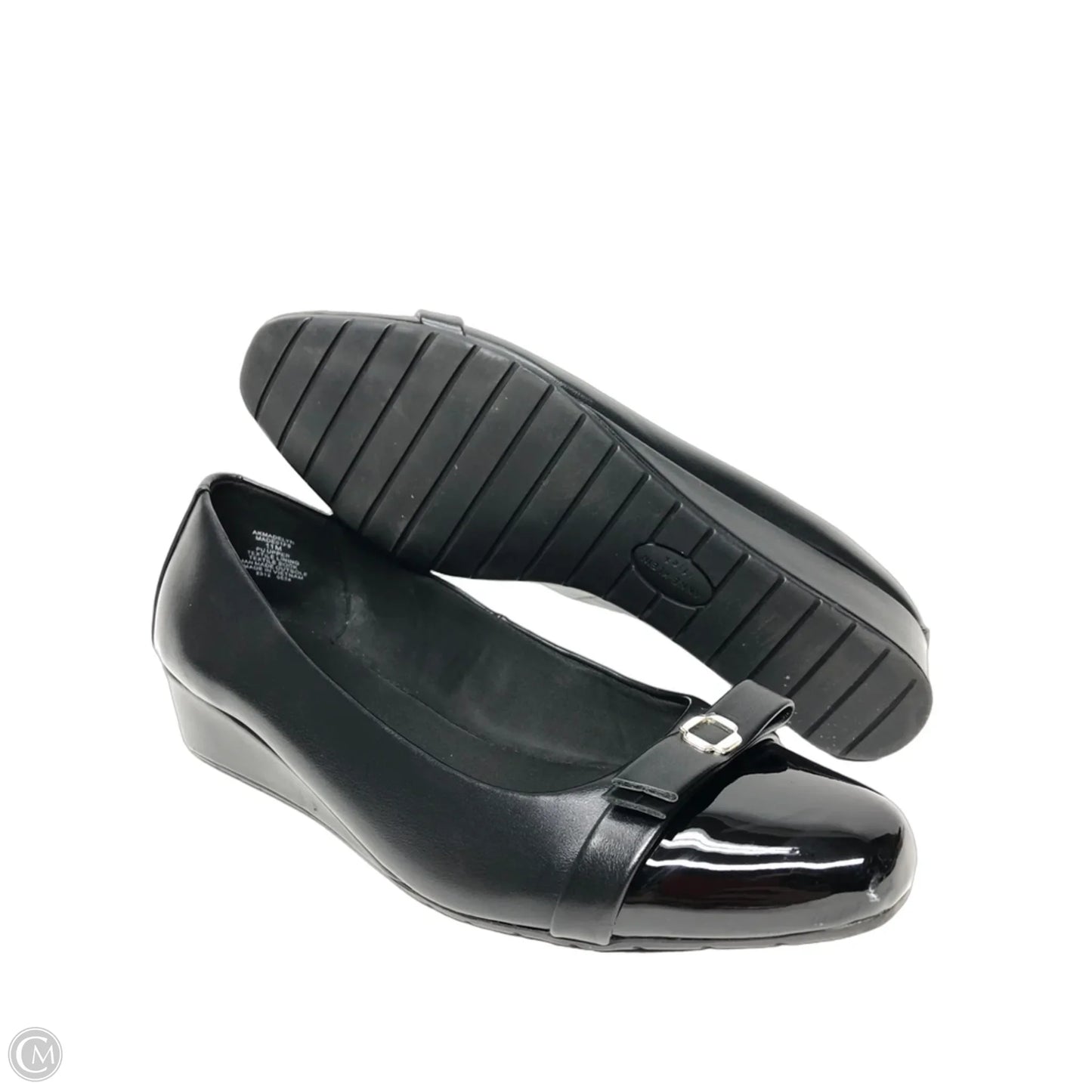 Shoes Heels Wedge By Anne Klein In Black, Size: 11