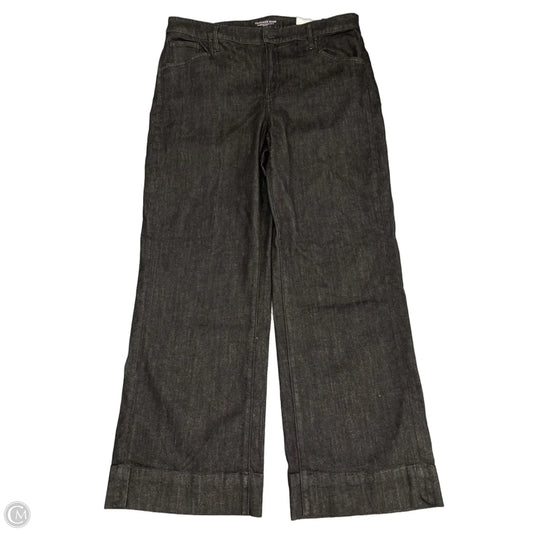 Jeans Wide Leg By Chicos In Black Denim, Size: 16