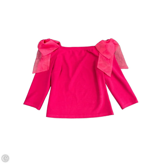 Top 3/4 Sleeve By Frank Lyman In Pink & Red, Size: 6